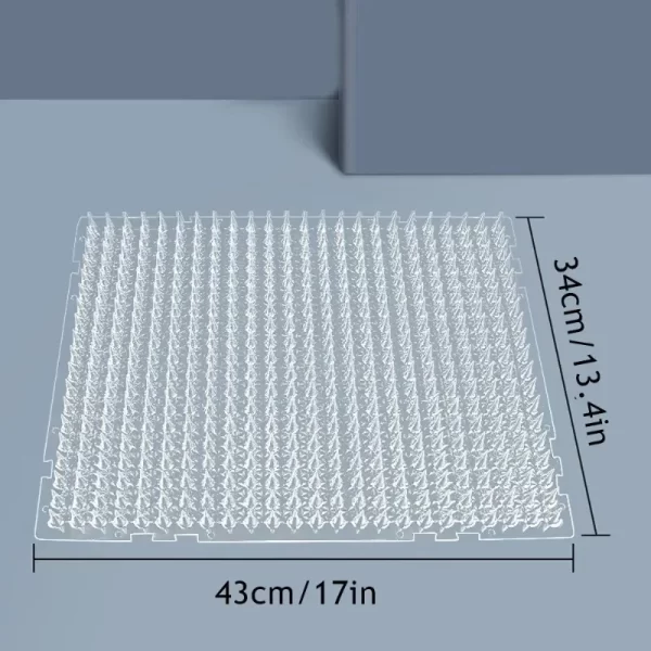 Pet Training Mat with Prickle Spikes Anti Digging Climbing Deterrent Pad for Cats Dogs Adjustable Indoor Outdoor Duty Protector - Image 2
