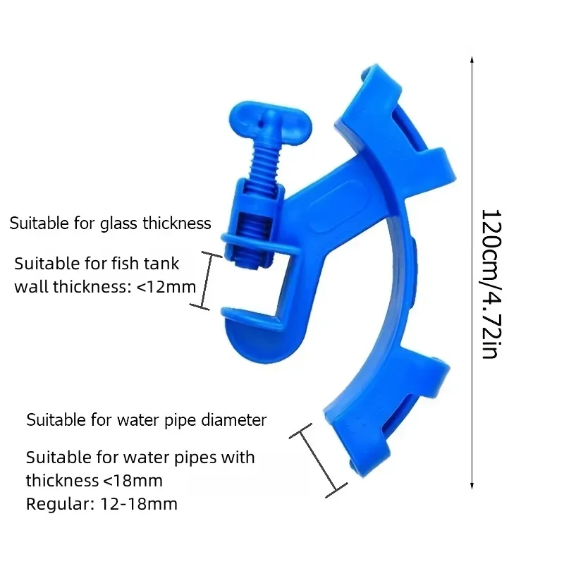 Aquarium Filtration Holder Water Pipe Filter for Mount Tube Fish Tank Firmly Hold Hose Fixing Clamp Aquarium Accessories Tool - Image 7