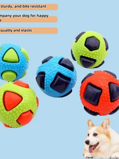 Pet Toy TPR Ball Interaction Pets Relieving Boredom Bite Resistance Small Medium-sized Dog Grinding Sleeping Venting Ball