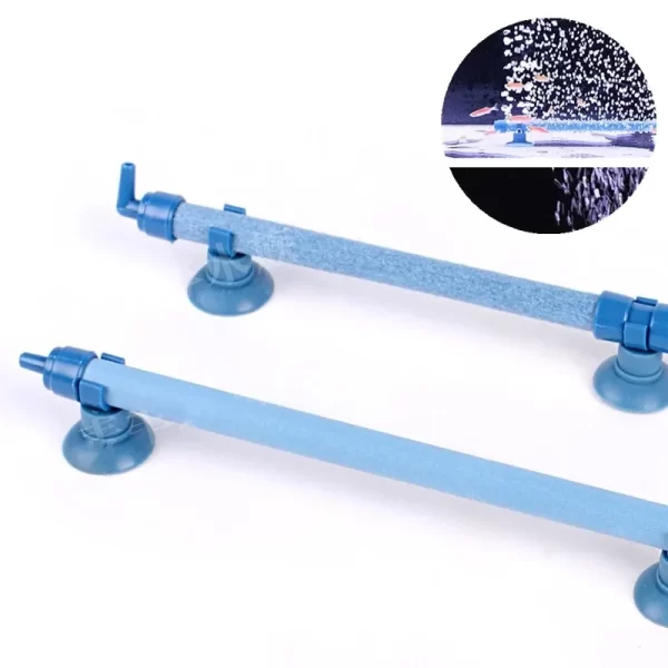 Aquarium Air Pump Fresh Air Stone Diffuser Tube Fish Tank Extendable Wall Air Pipe Suction Cup Fixed Waterscape Bubble Diffuser - Image 3
