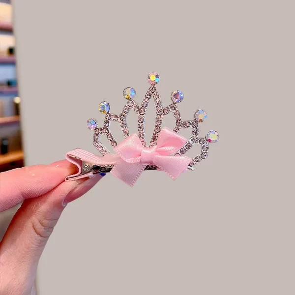 Dog Accessories Pet Grooming for Puppy Cat Dog Hair Clip Crown Bow Pet Hairpins Dog Multicolor Cat Headwear Pet Accessories - Image 9