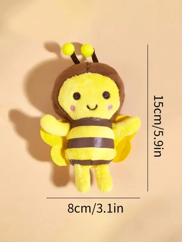 Small bee plush toy for dogs and cats to interact and play  teeth cleaning pet supplies - Image 4