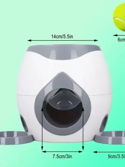 Smart Dog Training Machine with Snack Reward System - Auto Ball Launcher for Mental Stimulation