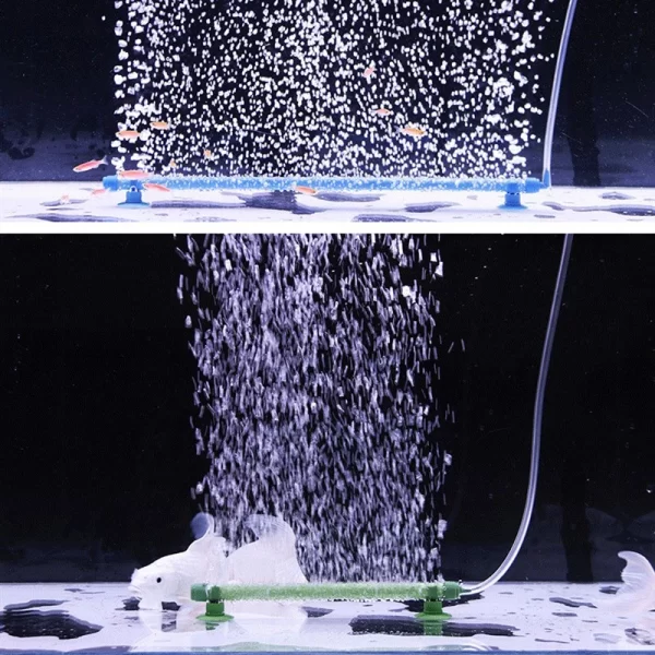 Aquarium Air Pump Fresh Air Stone Diffuser Tube Fish Tank Extendable Wall Air Pipe Suction Cup Fixed Waterscape Bubble Diffuser - Image 11