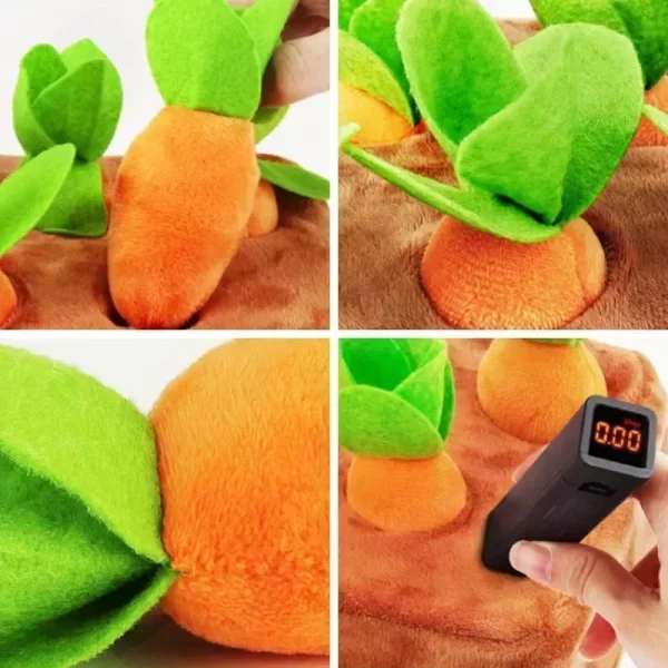 Long-Lasting Carrot Chew Toy for Small to Medium Pets - Interactive Play & Durable Bite Fun! - Image 5