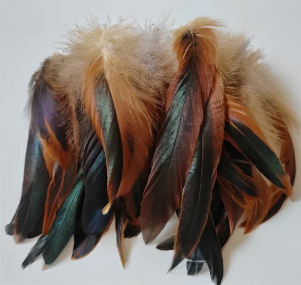 Decoration Accessories! 200Pcs/Lot! Nature Colors Saddle Badger Rooster Feathers 4-6 Inches Long,Plumas Decorativas - Image 5