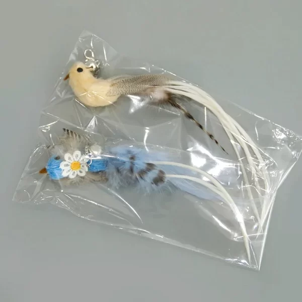 Funny Bird Feather Cat Wand With Bell Accessories Interactive Toys For Cats Kitten Hunting Teaser Exercise Pet Products - Image 13