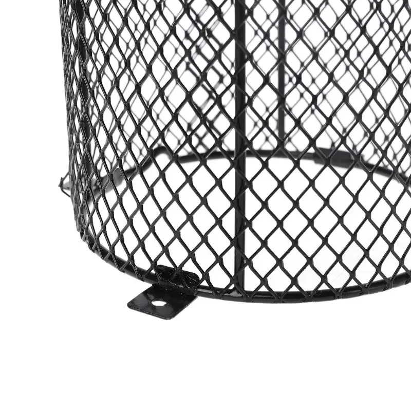 Reptiles Heat Lamp Guard with 4 Screws Amphibians Heating Bulbs Mesh Cover Anti-Scald Lamp Cover Cylinder & Square - Image 10