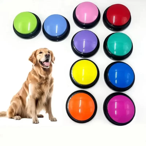 Dog Toys Fun Dogs Can Record Pet Toys Travel Talking Pet Starter Pet Talking Button Portable Cute Pet Training dog toys - Image 4