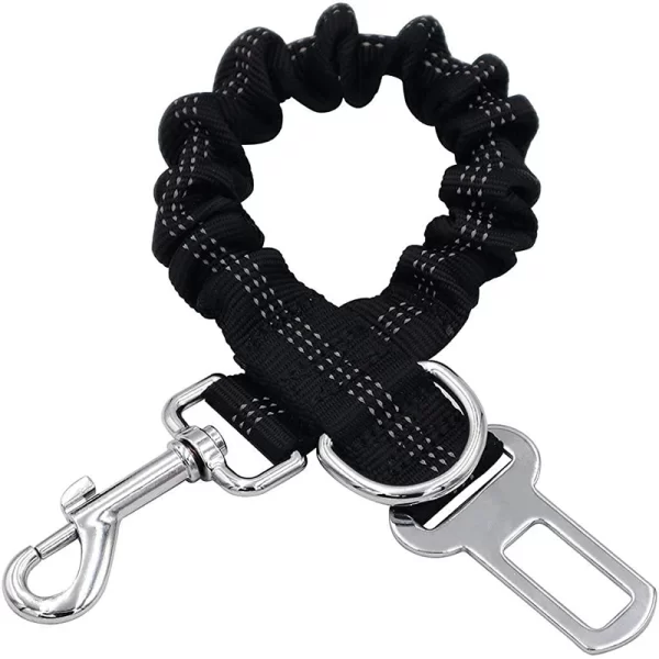 Dog Safety Leash Adjustable Retractable Cushioning Elastic Pet Leash Car Seat Seat Belt Safety Rope Tug Rope - Image 3