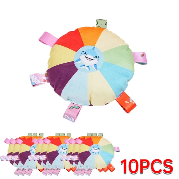 Funny Rainbow Plush Flying Saucer Dog Toys Outdoor Interactive Training Games Chew Toy Pets Flying Discs Toys Dog Accessories - Image 10