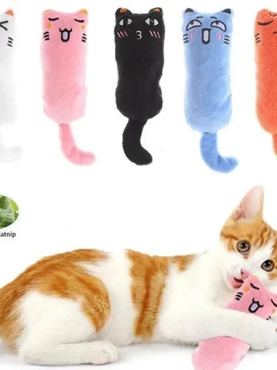 Cat Toy Cute Pet Catnip Toys Cat Plush Thumb Pillow Pet Supplies  аксесуари для котів juguete para gato