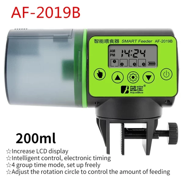 Automatic fish tank feeder intelligent timing automatic feeder aquarium goldfish feeder large capacity fish aquarium  feeder - Image 8