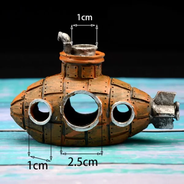 Resin Submarine Ornaments Fish Shrimp Shelter Cave Landscaping Accessories for Aquarium Fish Tank Decorations - Image 18