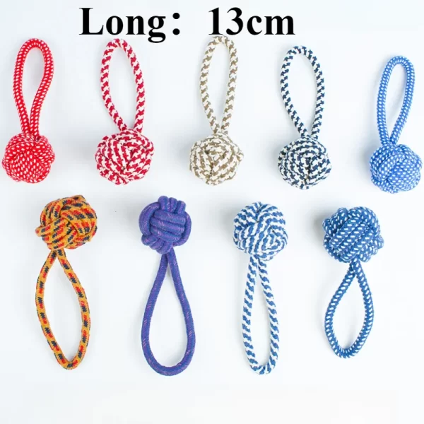 Pet Dog Toys for Large Small Dogs Toy Interactive Cotton Rope Mini Dog Toys Ball for Dogs Accessories Toothbrush Chew Puppy Toy - Image 10
