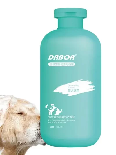 Pet Shampoo for Dogs Pet Bath Wash 500ml Fragrance Body Wash Dense Foaming Liquid Shampoo Moisturizing for Most Skin Types