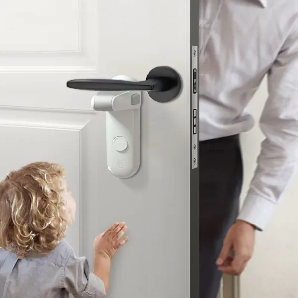 Child safety door handle lock Pet room door handle lock protection Baby door handle lock Easy to install and use - Image 4