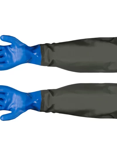 1 Pair of Fish Tank Gloves Protective Gloves Lengthened Gloves Waterproof Gloves Longer gloves for changing water in aquarium