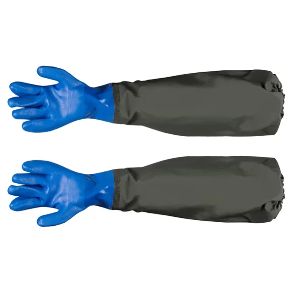 1 Pair of Fish Tank Gloves Protective Gloves Lengthened Gloves Waterproof Gloves Longer gloves for changing water in aquarium