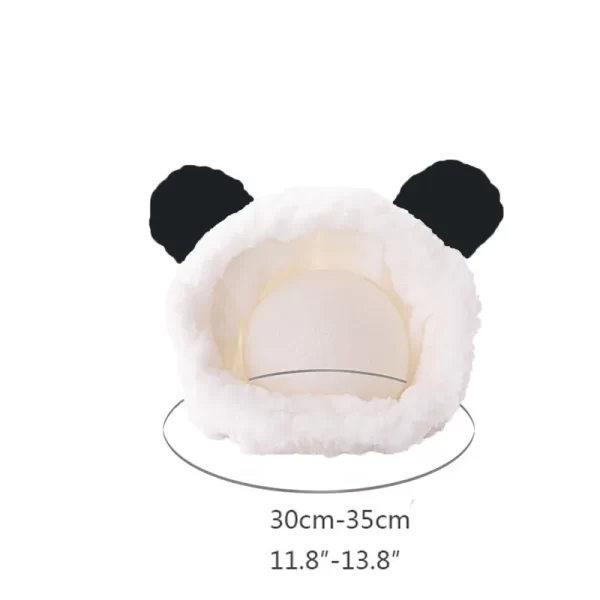 Cute Bear Rabbit Hooded Pet Cat Dog Accessories Cosplay Cat Hat Winter Lovely New Year Puppy Headgear Soft Velvet Pets Supplies - Image 9
