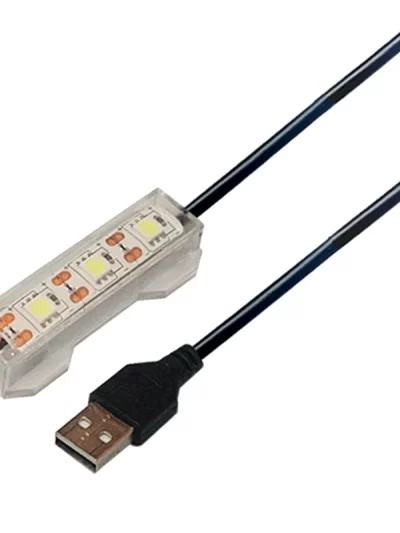 Fish Tank Light Plastic Small Aquarium Plants Light USB LED Desktop Fish Tank Lamp Aquarium Landscape Decorative Lamp Accessory