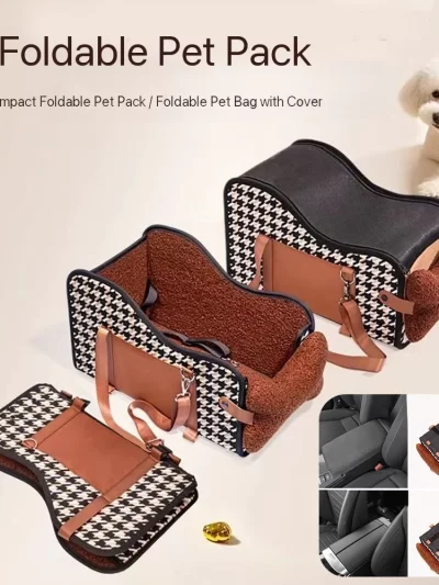 Upgraded Foldable Pet Carrier for Cats and Dogs, Portable Soft-Sided Travel  BBreathable Mesh, Safety Strap for small Dogs