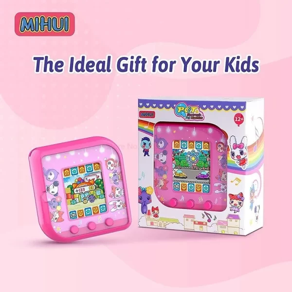 New Tamagotchi Original Menglong Qpet Electronic Pet Machine Color Screen Pet Egg Pet Keeping Game Machine Game Console Toy Gift - Image 6