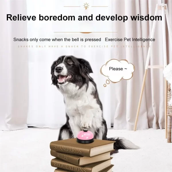1pc Pet Toy Training Dinner Small Bell Footprint Dog Toys for Teddy Puppy Pet Call Puppy Accessories Pet Toys - Image 2