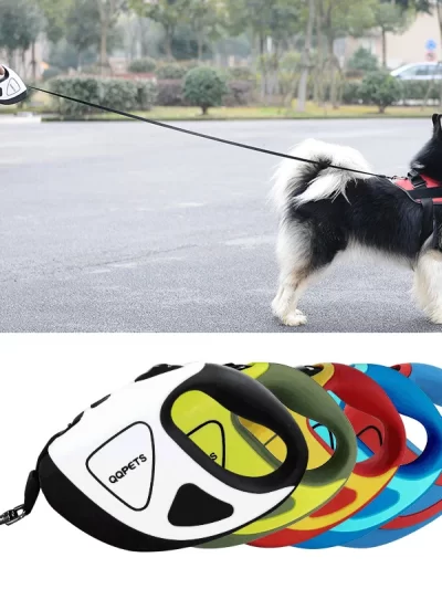 5M Long LED Big Dog Leash Automatic Retratable Pet Leashes for Small Medium Large Dogs Alaska Doberman mascotas Dog Accessories