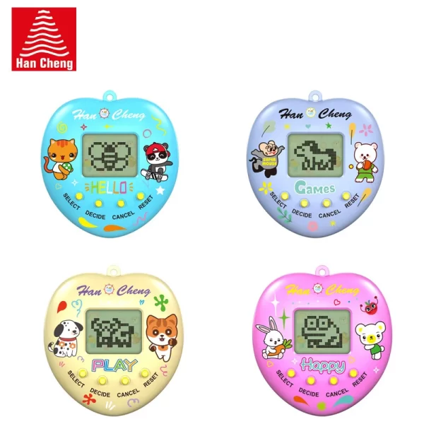 2024 Electronic Pets Toys Pets 197 in One Virtual Cyber 90's Nostalgic classic handheld Educational  game machine toys