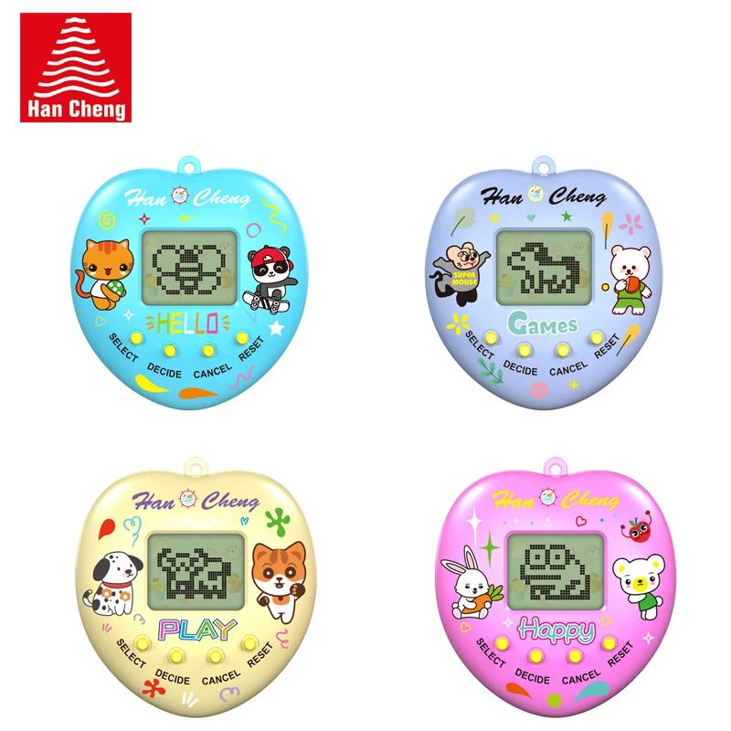 2024 Electronic Pets Toys Pets 197 in One Virtual Cyber 90's Nostalgic classic handheld Educational game machine toys