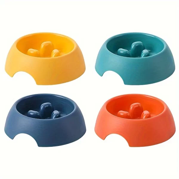 Healthy Pet Feeding Accessories Dog Cat Slow Feeder Travel Puppy Anti Choking Pet Bowl Universal PP Non Slip Slow Feeder Smooth - Image 13