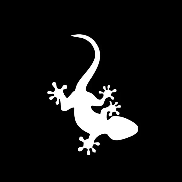 Coolest Reptile Lizard Vinyl Decor Car Stickers Accessories  9.9cm*13.2cm - Image 2