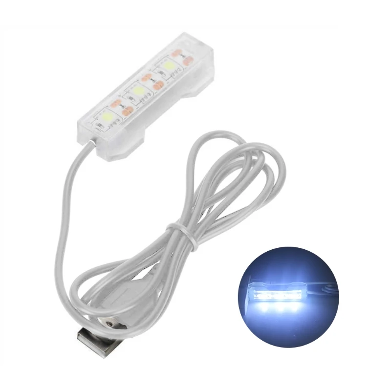 Sturdy LED Aquarium Light, Fish Tank Accessory, 1m Line, 5V - Image 2