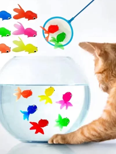 10pcs/Set Random Floating Simulation Goldfish Artificial Aquarium Decorations Fish Tank Ornaments Fake Fish Aquarium Accessories
