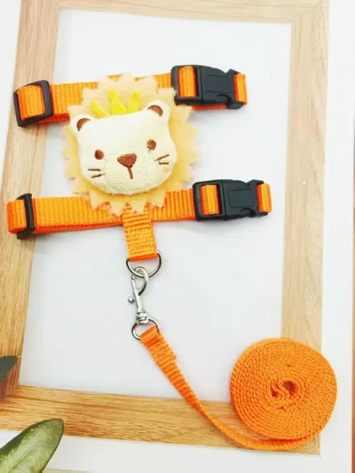 Rabbit Harness and Leash Set Adjustable for Small Animals Ferrets Piggies Hedgehogs Outdoor Walking Cute Decorations