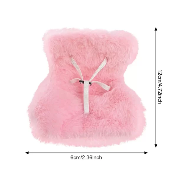 Plush Safety Seat For Labubu Sitting Party Series Dolls Seat with Clip Car Air Outlet Decoration Birthday Gifts Doll Accessories - Image 11