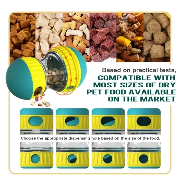 Pet Dog Treat Dispenser Toy For Small Medium Large Dogs Interactive Leaking Food Toy Adjustable Slow Feeder Training Beagle Cat - Image 3