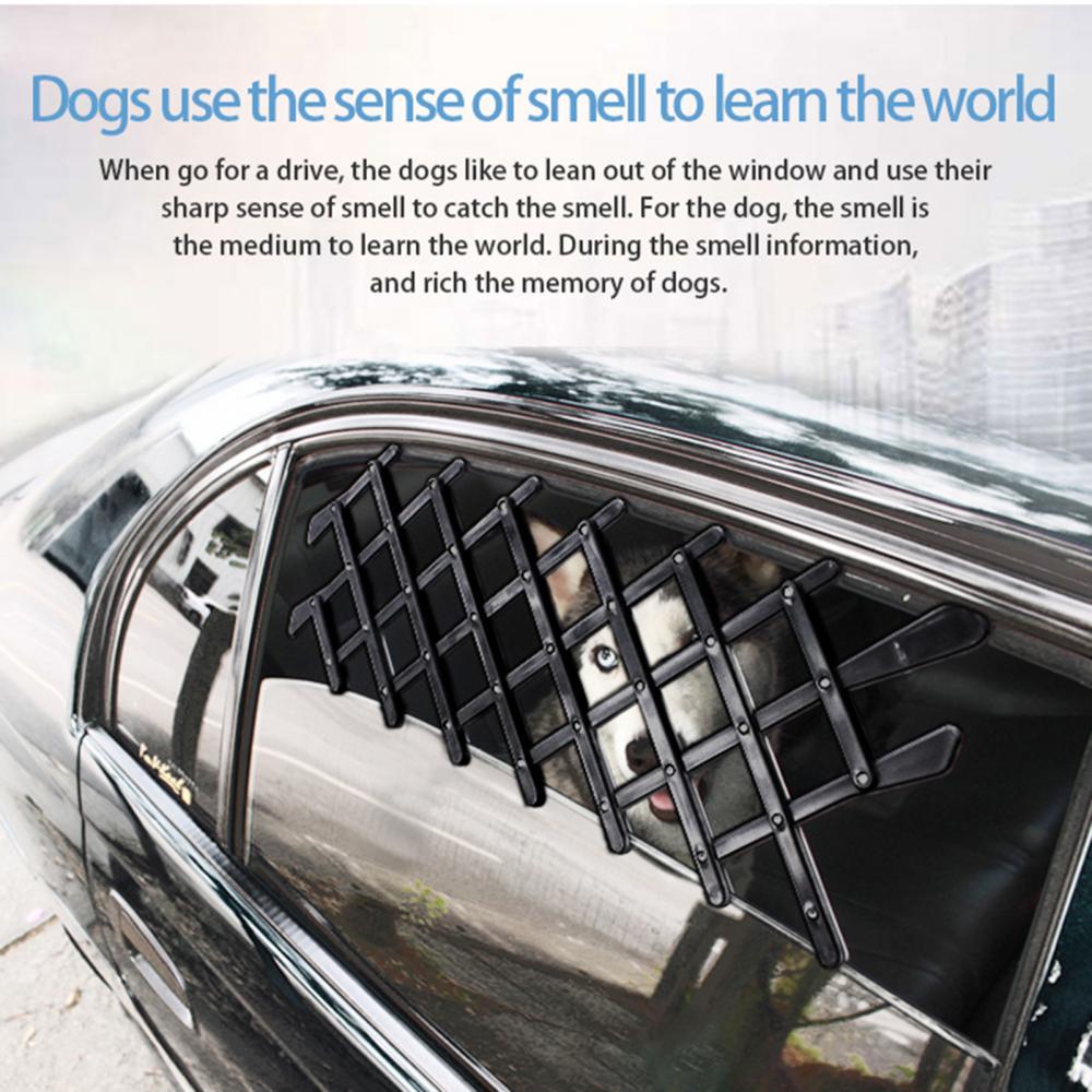 Safe Universal Fence Dog Car Window Vent Guard Puppy Mesh Safety Gate Pet Telescopic Fence - Image 13