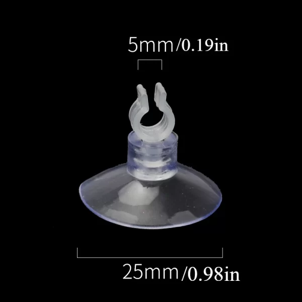 10pcs Rubber Aquarium Fish Tank Suction Cup Sucker Holders for Air Line Tube Hose Pump - Image 3