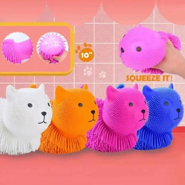 New Anxiety Aid Sensory Toys Cute Rabbit Stress Relief Toys PVC Dog Decompression Toy Children's - Image 3