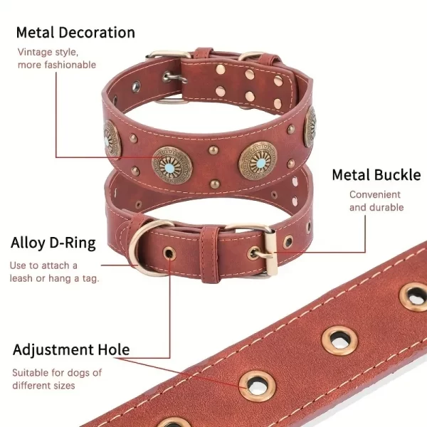Dog Collar Leashes Collars Dogs Accessories Goods Small Leash Material Detachable Pet Harness - Image 3