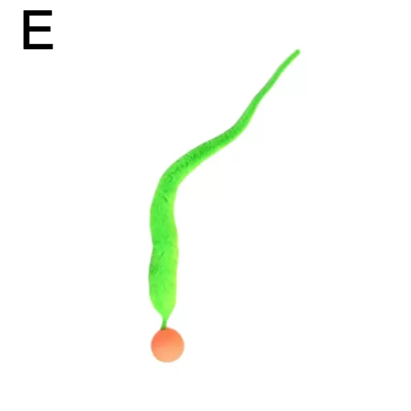 Cat Interactive Toys Tickle Cat Colorful Bouncing Ball Pet Supplies Puzzle Teasing Indoor Cat Worm Caterpillar Elastic Toy - Image 9