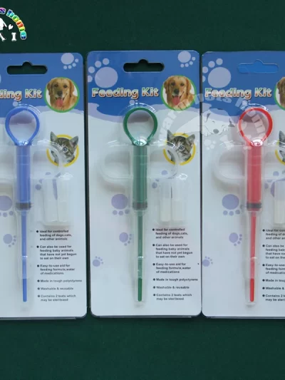 Pet Cat Dog Medicine Feeding Stick Kit Animal Drug Feeder Veterinary Suppliers