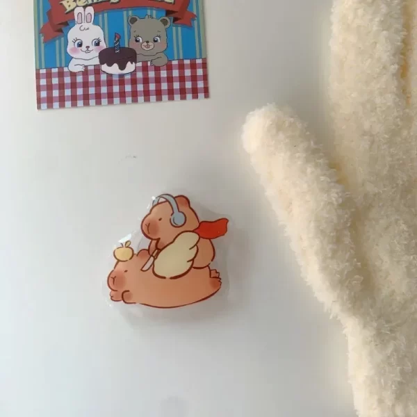 Cartoon Animal Mobile Phone Airbag Holder Suitable for Any Mobile Phone Trend Hot Model Capybara Phone Grip Phone Accessories - Image 9