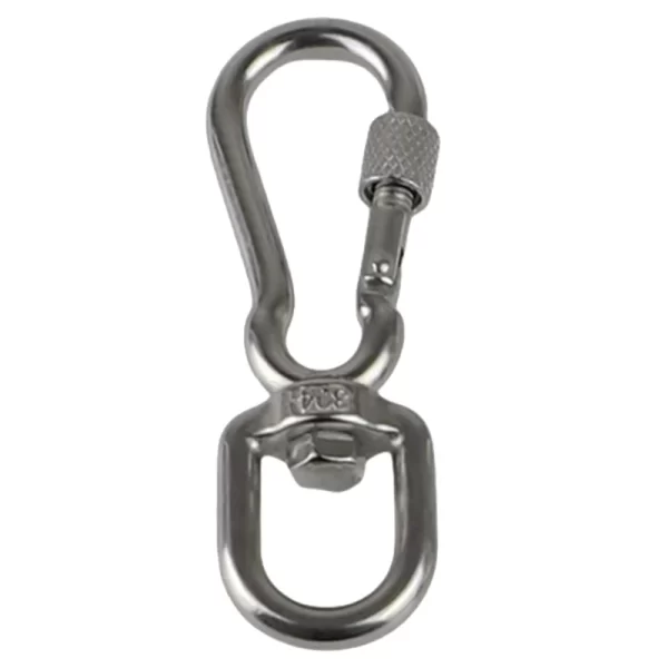 270C Spring Clasp Hook for Pet Lanyard Snap Carabiner 360 Degree Swivels Eye Carabiner Handbag Straps Accessory - Image 2