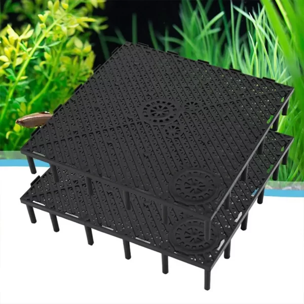 Plastic Fish Tank Bottom Filter Plate Jack Up Fish Tank Accessories Aquarium Divider Filtration Isolation Board Partition - Image 3