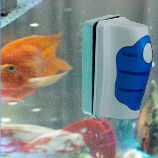 Fish Tank Glass Scraper Cleaner Floating Aquarium Cleaner Super Magnetic Clean Brush Aquarium - Image 3