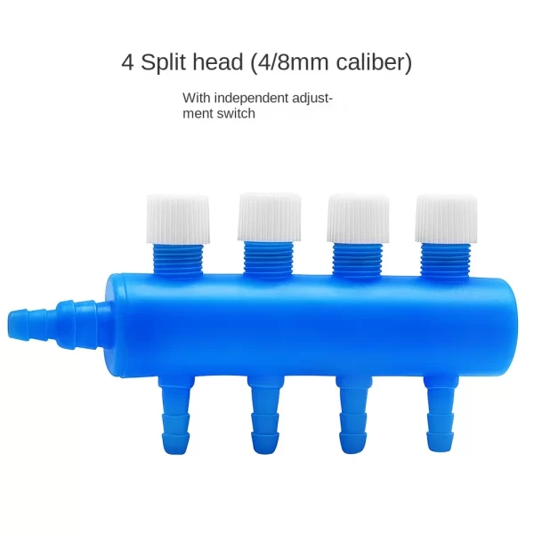 4/8MM interface aquarium fish tank aeration pump accessories air diverter independent adjustment - Image 11