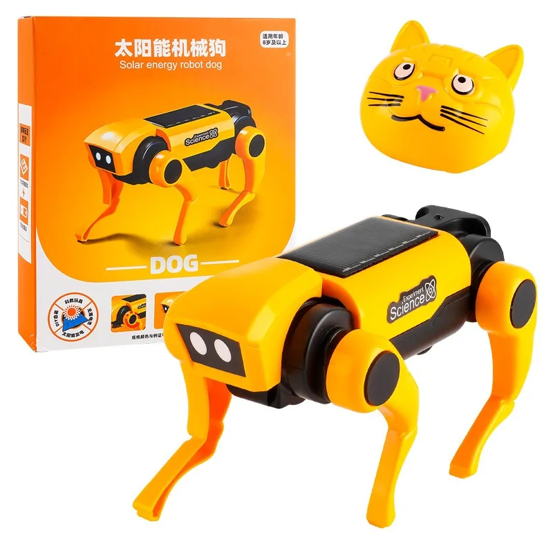 Robot Dog Science Experiment Kits Solar Powered Puppy for Kids DIY Educational Stem Toys Children Christmas Gifts - Image 2